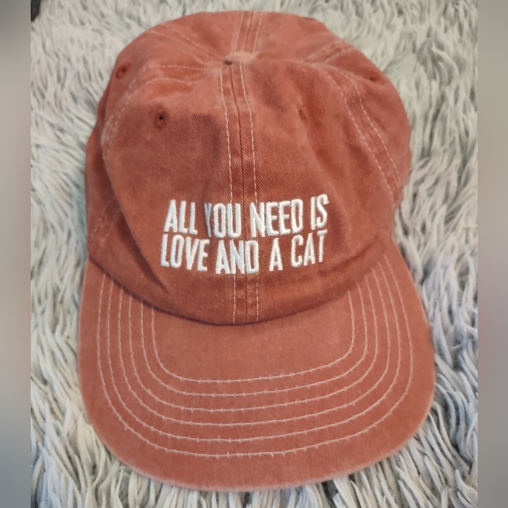 Rustic Cat Lover's Hat Wide Brim